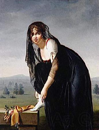 Marie-Denise Villers Une etude de femme d'apres nature dit aussi Portrait de Madame Soustras France oil painting art